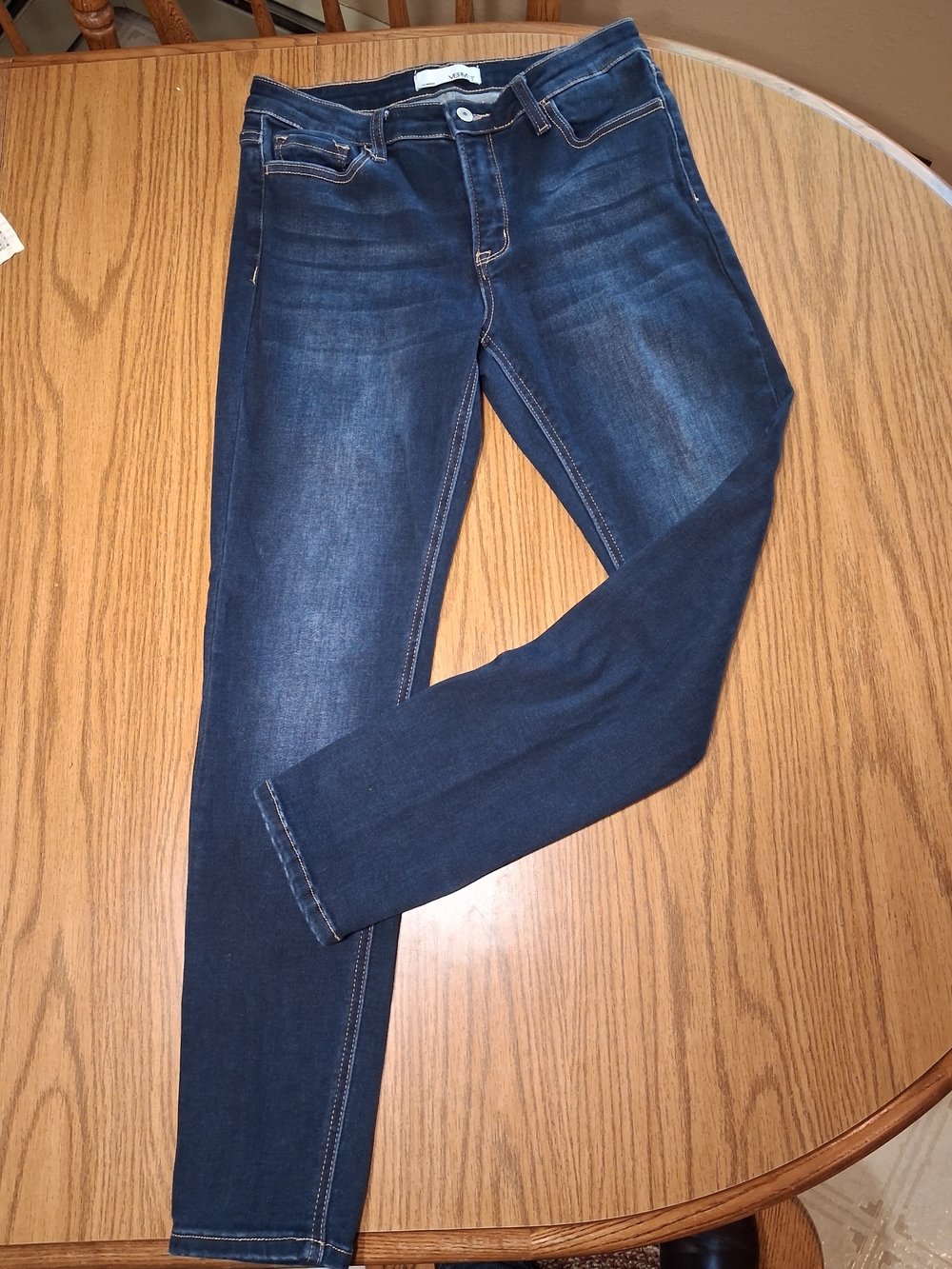 VERVET BY FLYING MONKEY Dark Blue Skinny Jeans
